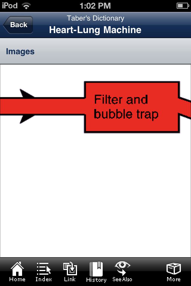 iPod and iPhone screenshot -Taber's Medical Dictionary