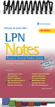 DavisPlus - LPN Notes : Nurse's Clinical Pocket Guide
